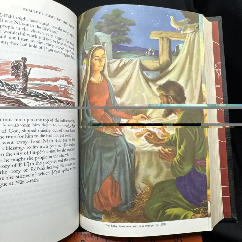 Hurlbut's Story of the Bible 1972 Zondervan HC Illustrated